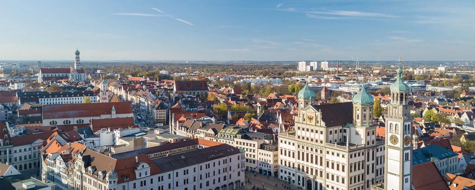 Augsburg Panorama Bild