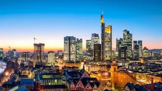 Frankfurt Panorama Bild
