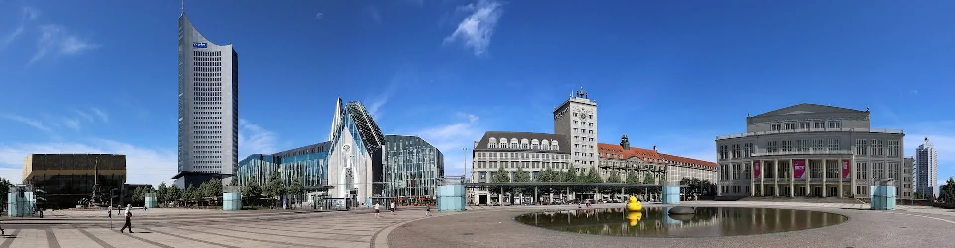 Leipzig Panorama Bild