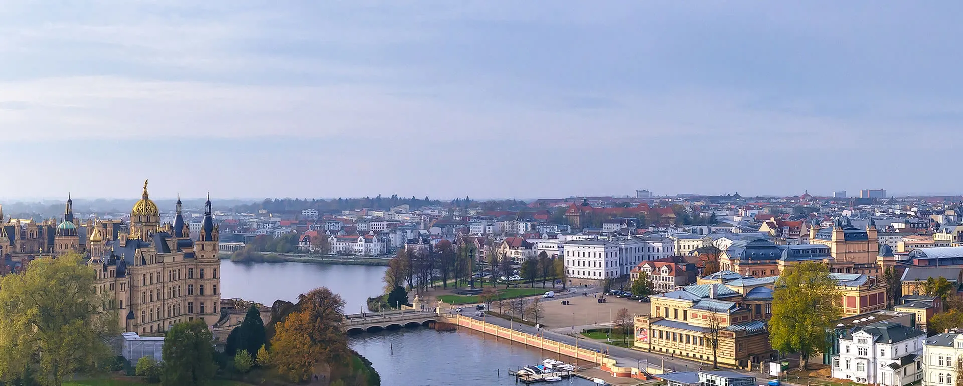 Schwerin Panorama Bild