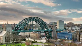 Newcastle upon Tyne Panorama Bild