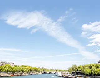 Panorama image of Paris
