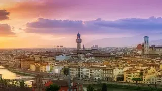 Florenz Panorama Bild