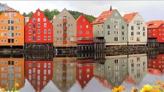 Trondheim Panorama Bild
