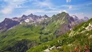 Arlberg Panorama Bild
