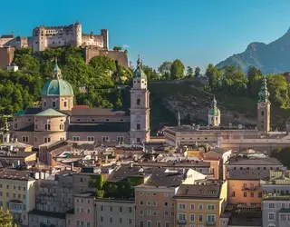 Panorama image of Salzburg
