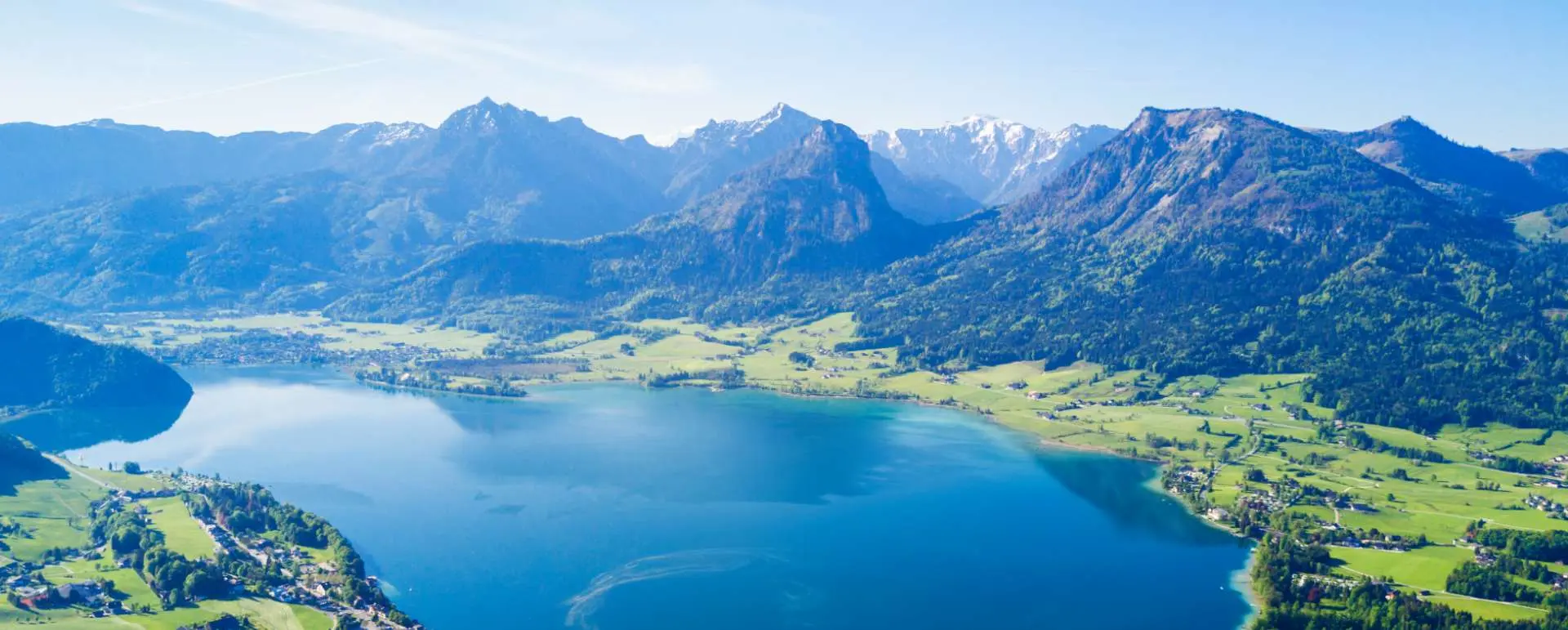 Wolfgangsee Lake - the destination with large hotels