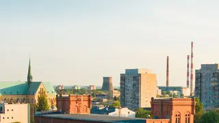 Lodz Panorama Bild