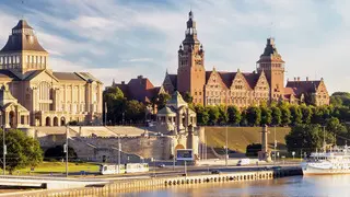 Szczecin panorama image
