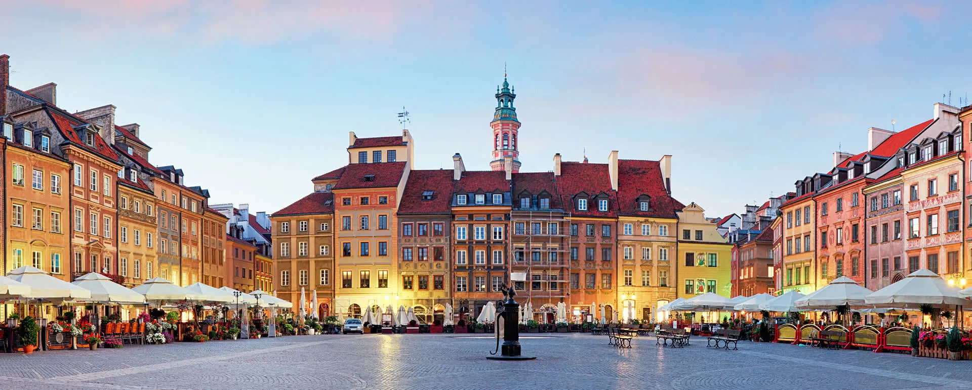 Warschau Panorama Bild