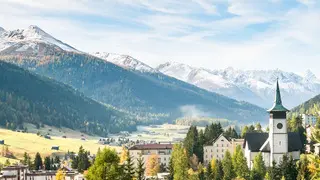 Davos Panorama Bild