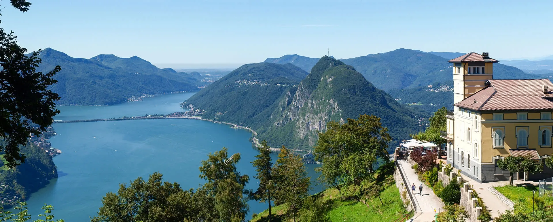 Lugano Panorama Bild