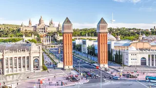 Barcelona panorama image