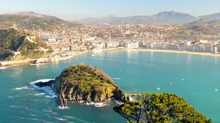 Donostia-San Sebastián Panorama Bild