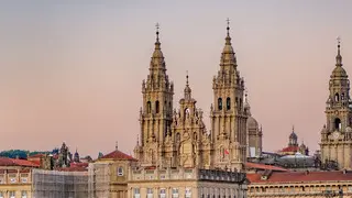Santiago de Compostela Panorama Bild