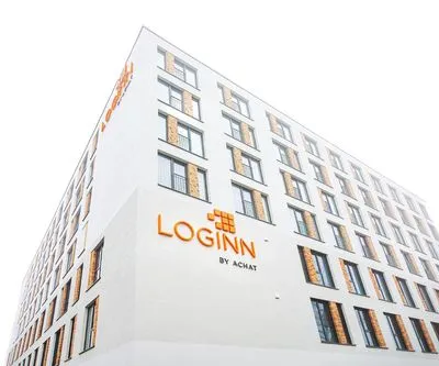 Gebäude von Loginn Hotel Berlin AIrport 