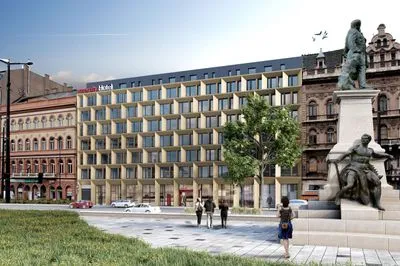 Hotel de construcción IntercityHotel Budapest