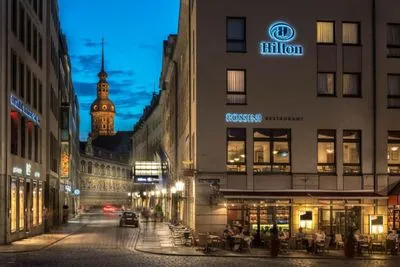 Gebäude von Hilton Dresden