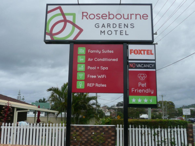 Building hotel Rosebourne Gardens Motel