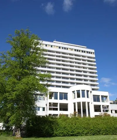 Gebäude von Comwell Hvide Hus Aalborg