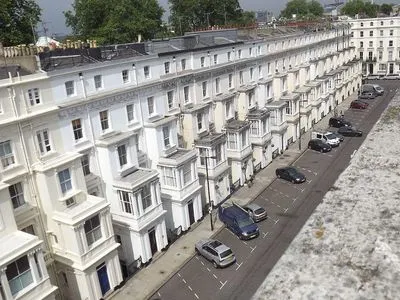 Gebäude von Notting Hill Hostel
