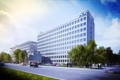Building hotel a&o Warsaw Wola