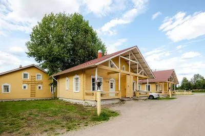 Gebäude von Lapland Hotels Ounasvaara Chalets