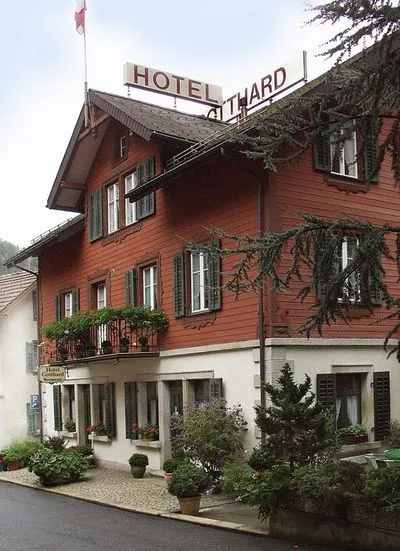 Gebäude von Hotel Gotthard