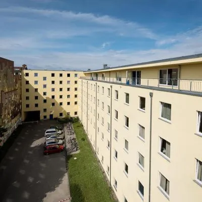 Building hotel A&O Berlin Hauptbahnhof