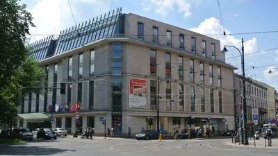 Gebäude von Hotel Radisson Blu Krakow