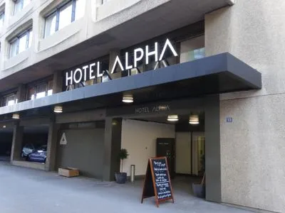 Gebäude von Hotel Alpha