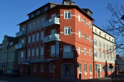 Gebäude von Hotel Aragia