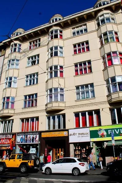 Gebäude von Hostel Downtown