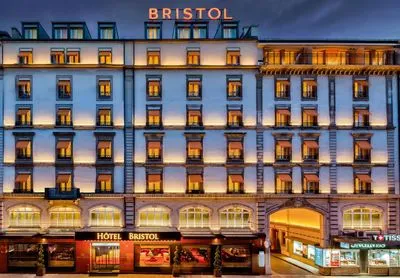 Gebäude von Hotel Bristol Genève