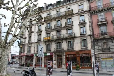 Gebäude von Hotel de Geneve