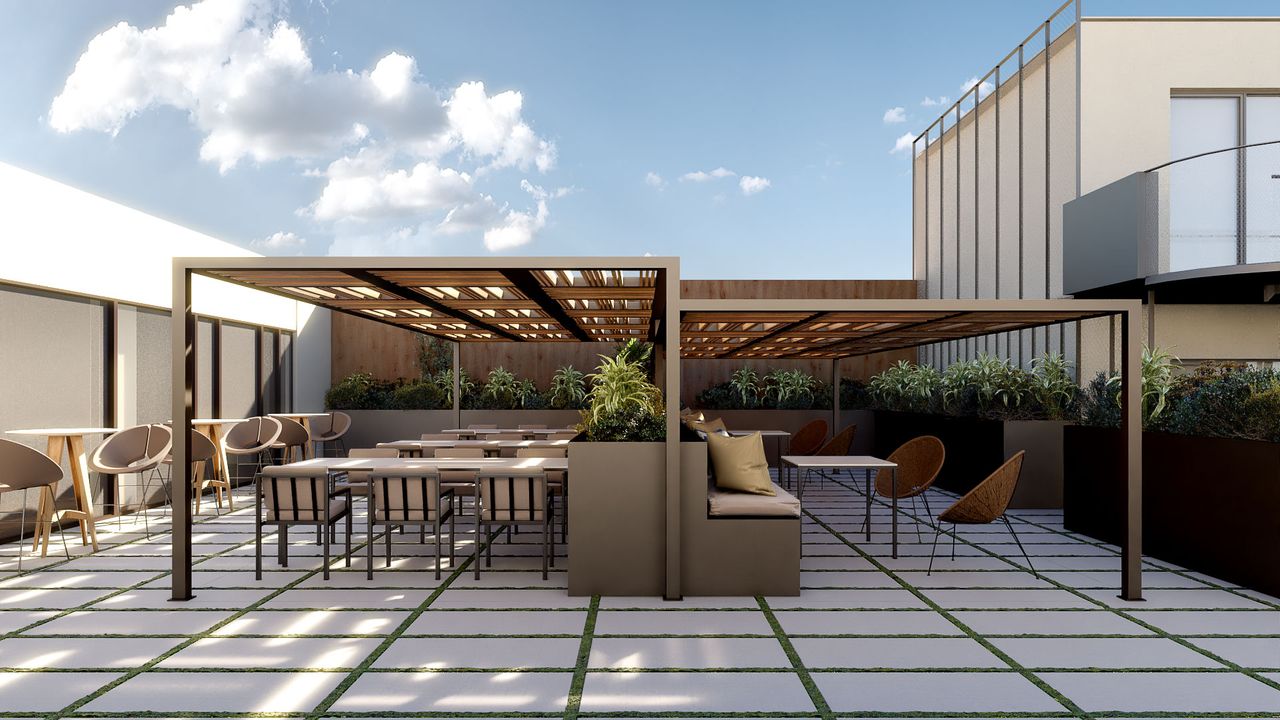 Building hotel BLAU Student Housing