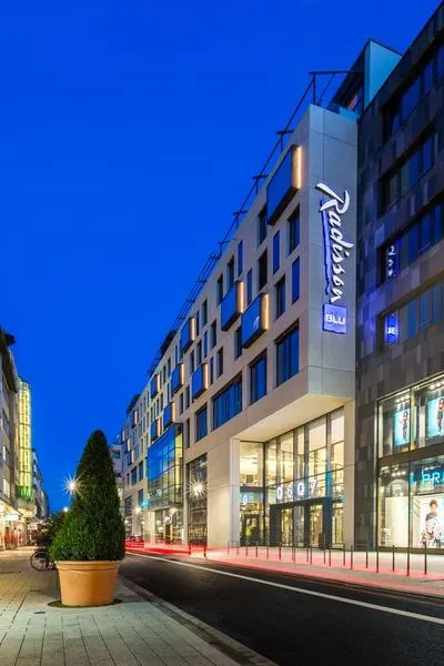 Gebäude von Radisson Blu Hotel, Mannheim