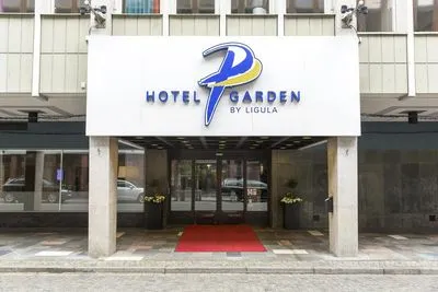 Gebäude von Hotel Garden