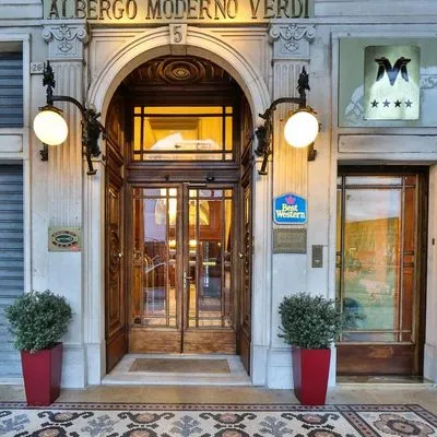 Building hotel Best Western Moderno Verdi