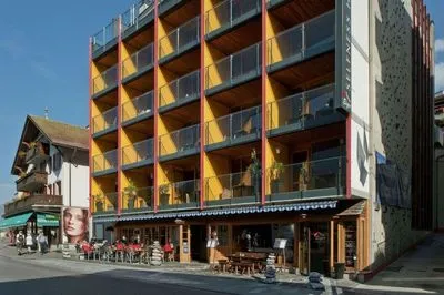 Gebäude von Eiger Selfness Hotel