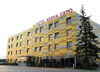 Gebäude von Hotel Arena Expo