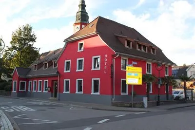 Gebäude von Hochdorfer Hirschen